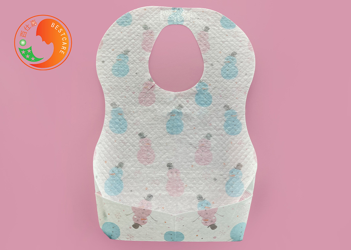 Pattern Printing Disposable Baby Bibs Non Woven Fabric Disposable Bibs