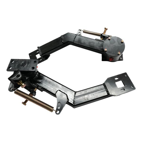 Cleaning vehicle suction nozzle spray rack assembly assists high-pressure spray rod to extend spray rack