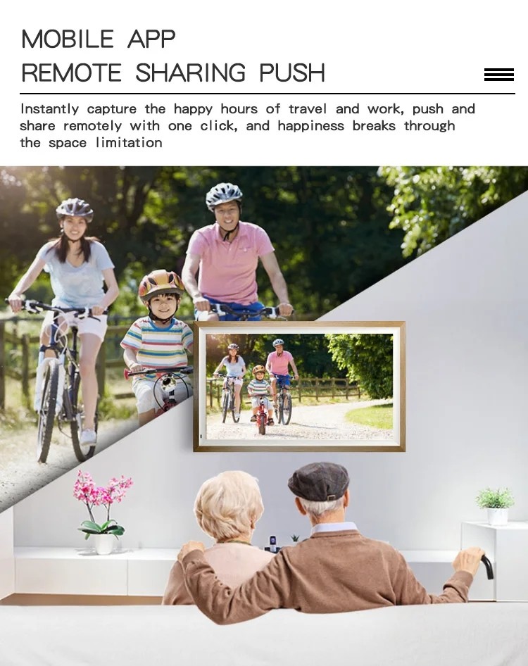 21.5 24 27 32 Inch Digital Photo Frame 1920 X 1080 For Home Wall Mount