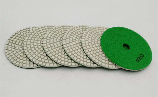 100mm Wet Flexible Granite Polishing Diamond Wet Pad Grit Size 50 100 200