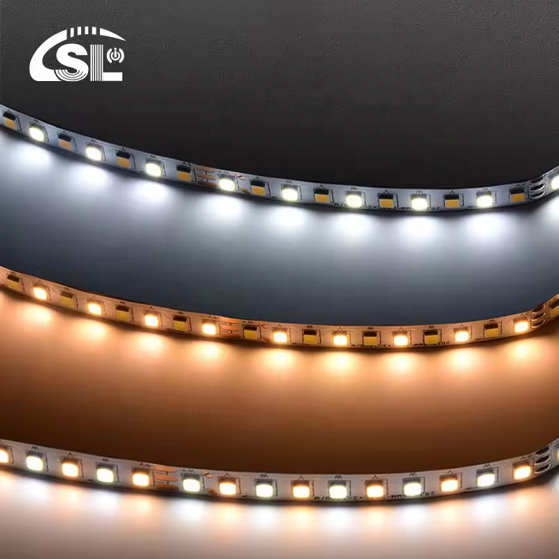 4000K CCT 8mm Width LED Flexible Strip Light 12V 120leds/m for Home Lighting Solution