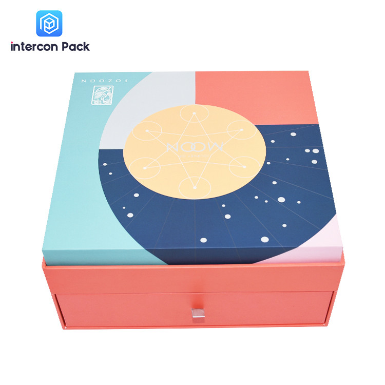 Environmental Friendly Magnetic Closure Gift Box , TUV Cardboard Drawer Box