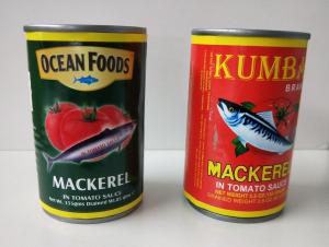 China Mackerel Fish Can / Healthiest Canned Mackerel Rich Vitamins And Minerals wholesale
