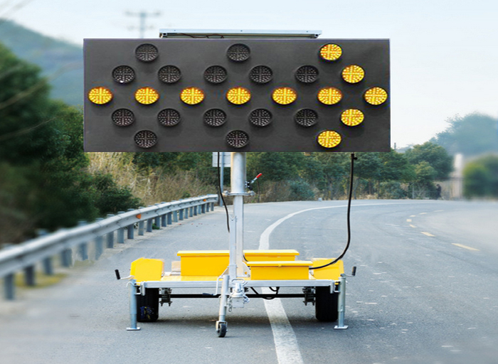 Outdoor Led Message Board For Car 8 Level Auto Dimming Car Park Guidance Barrier Signs