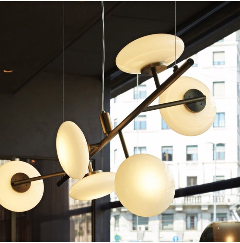 Modern Glass Chandelier For Dinning Room Nordic Kitchen Island Chandelier(WH-MI-458)