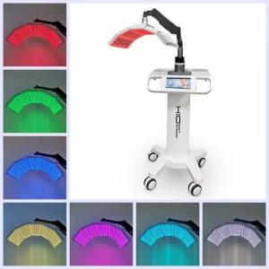 China Skin Care Light Therapy Machine , Painless Led Light Facial Machine 7 Colors wholesale