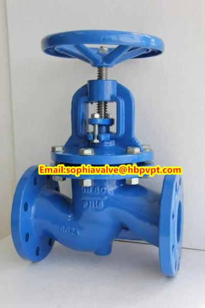 Quality DN80 PN16 GG25 DIN globe valve for sale