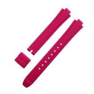 China SHX Silicone Rubber Watch Strap Bands 15x8mm Narrow Watch Strap wholesale