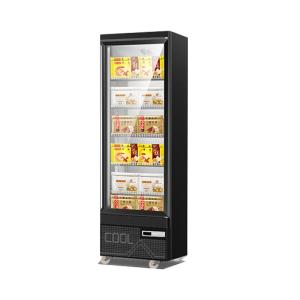 China Commercial Display Refrigerator , Supermarket Single Glass Door 450L Ice-Cream Upright Freezer wholesale