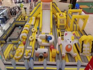 China Commercial Playground Equipment Children' Inflatable Castle Fantasy Castle Series wholesale