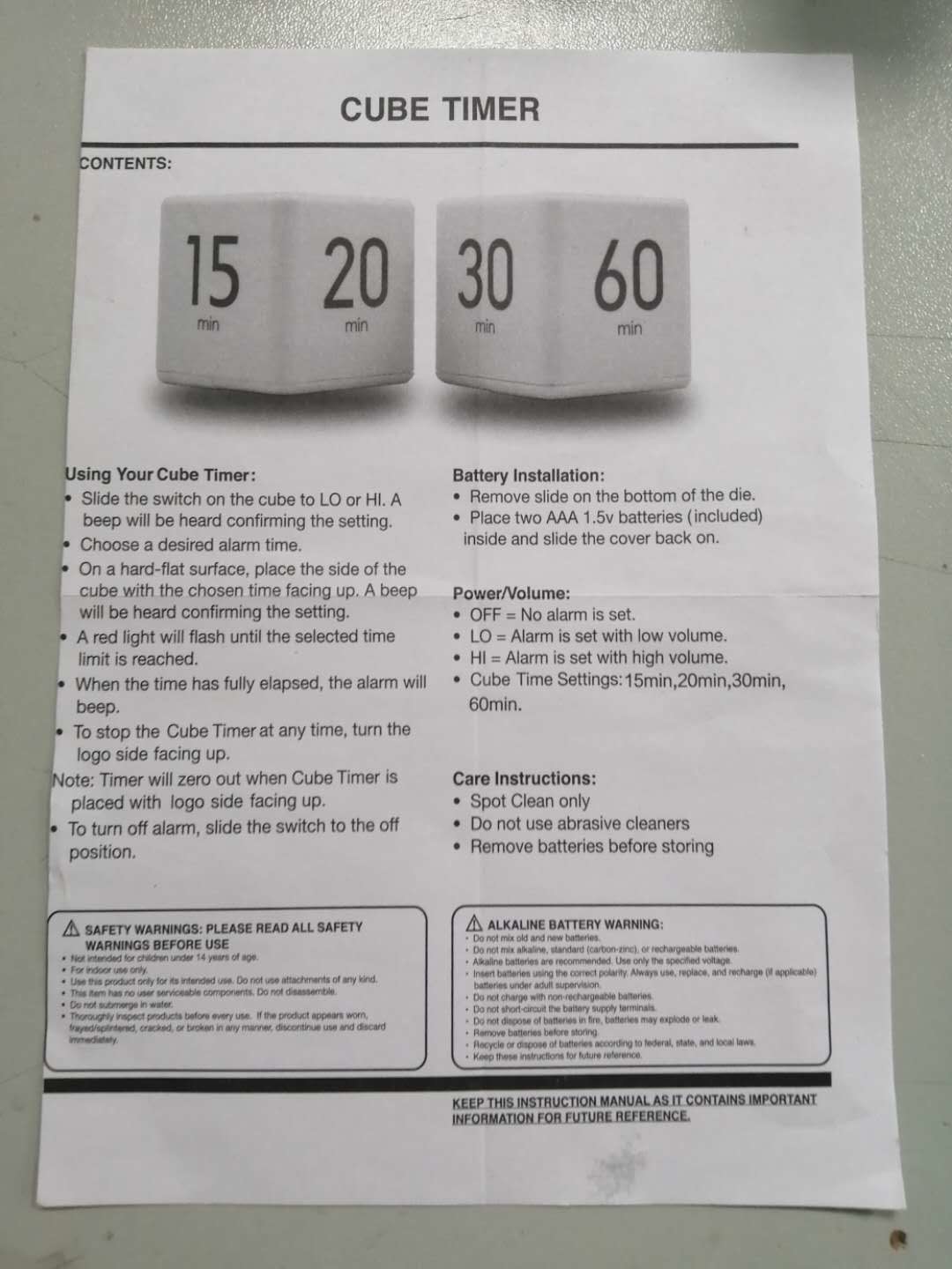 ABS Kitchen Timer Cute