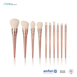 China 10pcs Artificial Fiber Poly Bag Synthetic Hair Makeup Brush wholesale