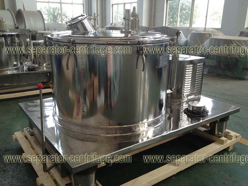 Batch Operate Food Centrifuge PPBL Bag Lifting Soya Meal Centrifuge Basket Centrifuge
