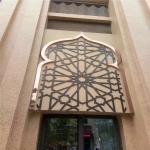 Gold Metal Laser Cut Panels For Railing Balustrade Balcony