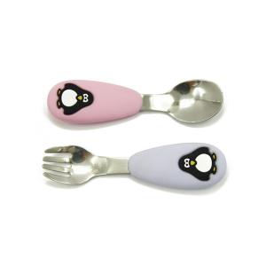 China SGS Stainless Steel Spoon Silicone Cover Eco Friendly Soft Flaware Set wholesale