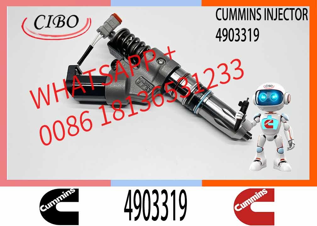 DL900A bulldozer ISM11 engine 4903472 4026222 fuel injector 4903319 used in Cummins