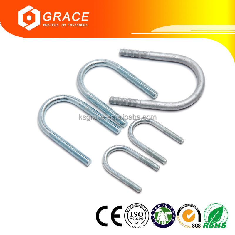 DIN 3570 SUS304 Stainless Steel U Bolts Polishing Surface