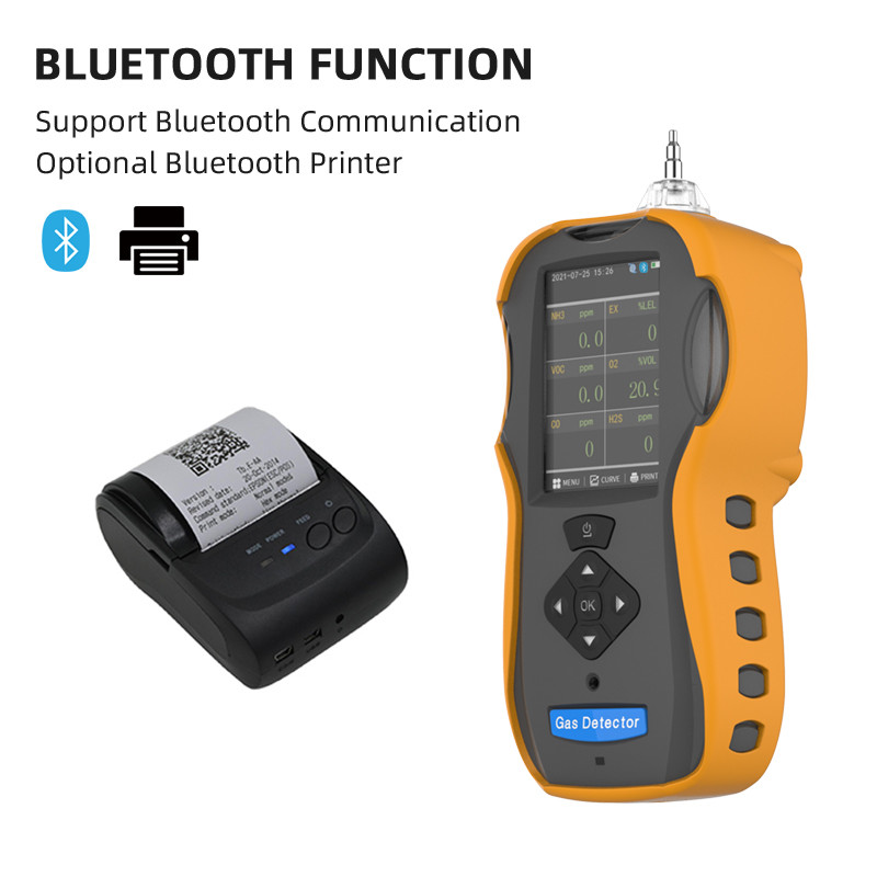 Wireless VOC Monitoring Equipment , Audible Visual Alarm Portable VOC Detector