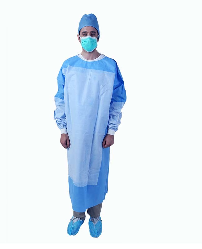 Fda Approved Disposable Surgical Gown Medical Protective Clothing In Hospital