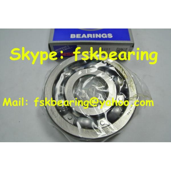 High Temperature 6407 NSK Single Row Ball Bearings 35 × 100 × 25mm