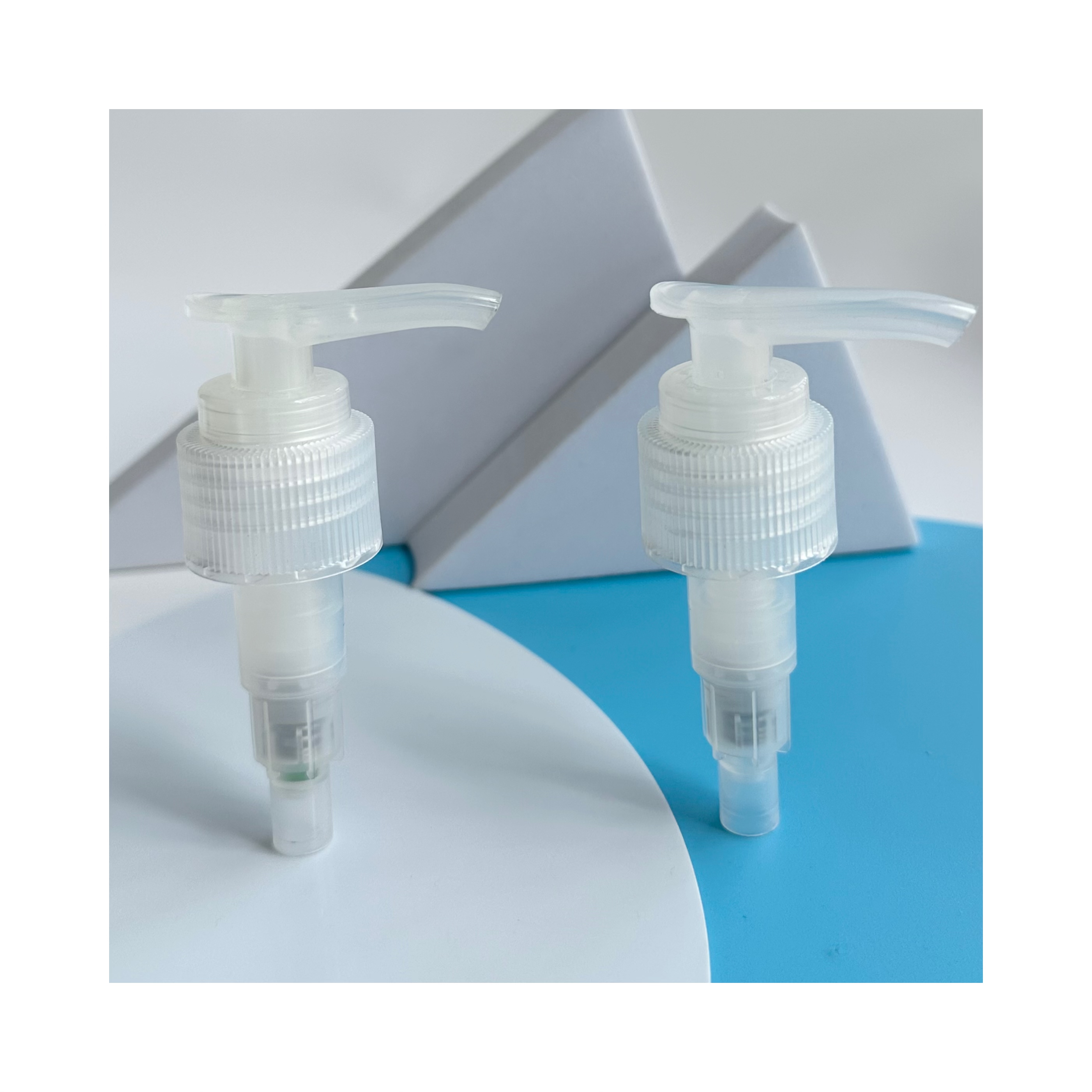 PP Plastic 24mm 28mm Smooth Ribber Aluminium Closure Hand Lotion Pump for Fast Delivery