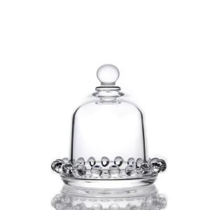 China Pearl Round Decorative Wholesale Factory Price High Quality Clear Butter Dish Set wholesale