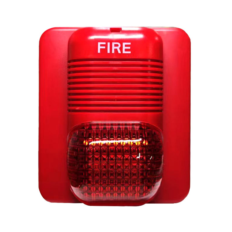 24V Sounder Flash Strobe Siren For Conventional Fire Safety Alarm System