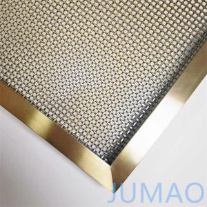 China Architectural Metal Wall Partitions Metal Divider Panels Golden wholesale