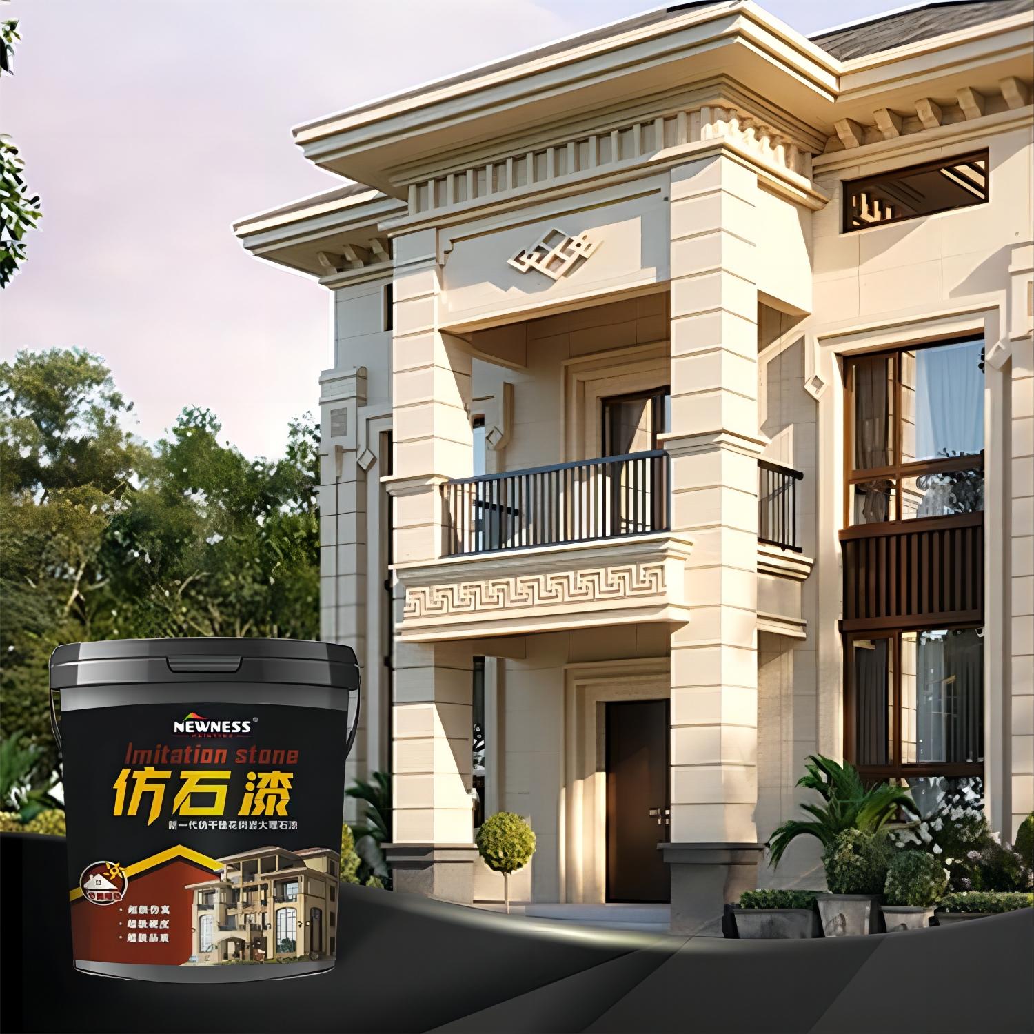 Top-Notch Asian Paints Eco-Friendly Wall Spray Stone Paint Aging Resistance 250 Hours