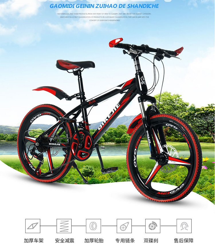 Thicken Cross-Country Tire 20 inch Kids' Bike Popular Colour Matching Bike Velo Enfants Children Bicycles Cycle for Boys