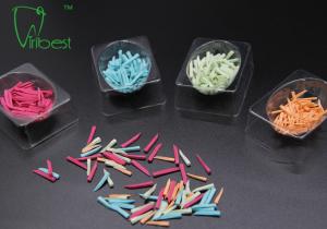 China Single Use Dental Wooden Wedges With Hole 4 Sizes wholesale