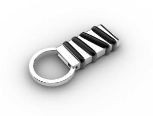 China Tagor Jewelry Top Quality Trendy Classic Men's Gift 316L Stainless Steel Key Chains ADK48 wholesale