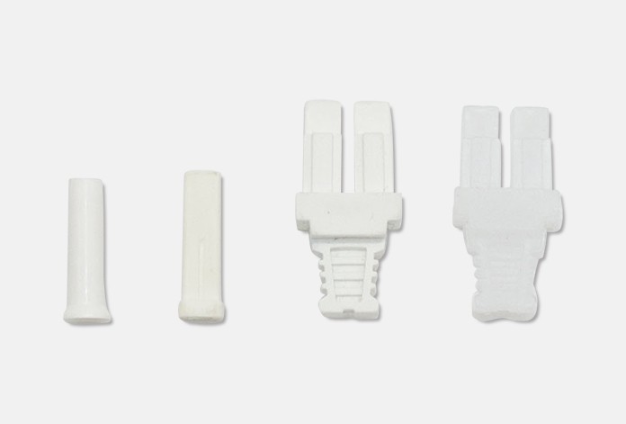 700 1 Lightweight LC Adapter / LC LC Duplex Fiber Coupler SC Foot Type With Flanges