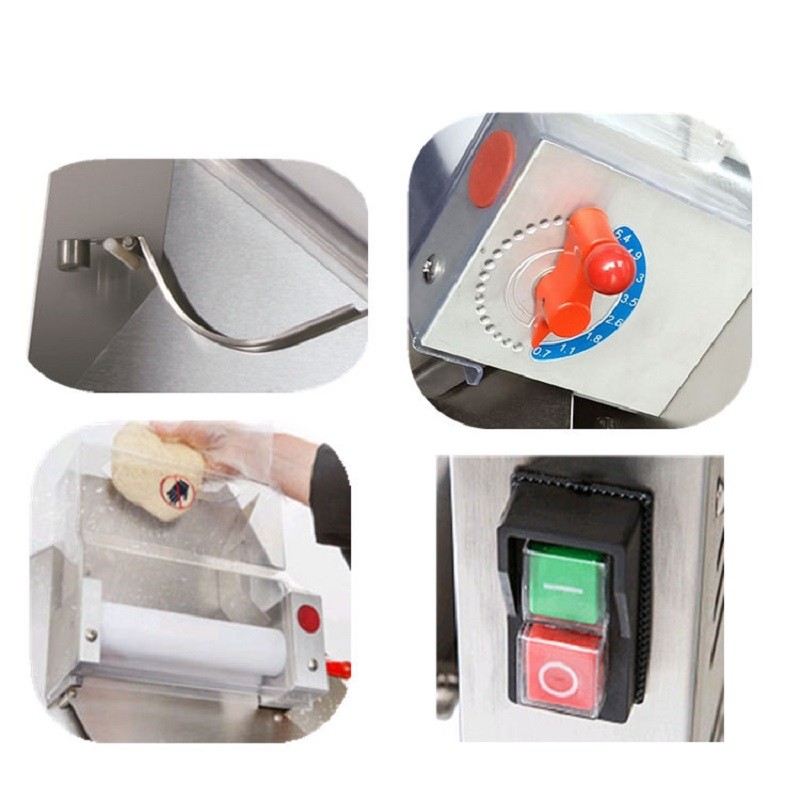 Electric Mini Table Top Pizza Dough Sheeter Machine Flattener Roller 40cm 220Volt