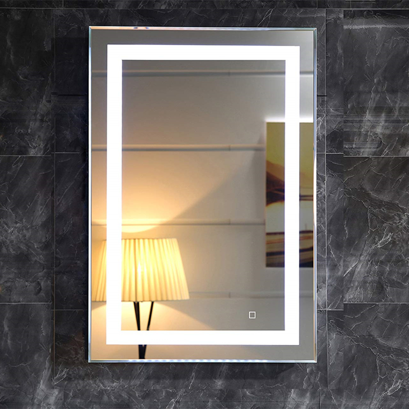 Luxury Hotel Illuminated Frameless LED Lighted Mirror with High Output 5050 SMD LEDs