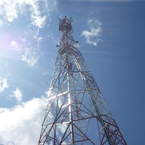 China Tubular Telecom Mobile Mast 50m Lattice Steel Towers wholesale