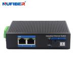 Fiber To 2 UTP Port Unmanaged Industrial Ethernet Switch