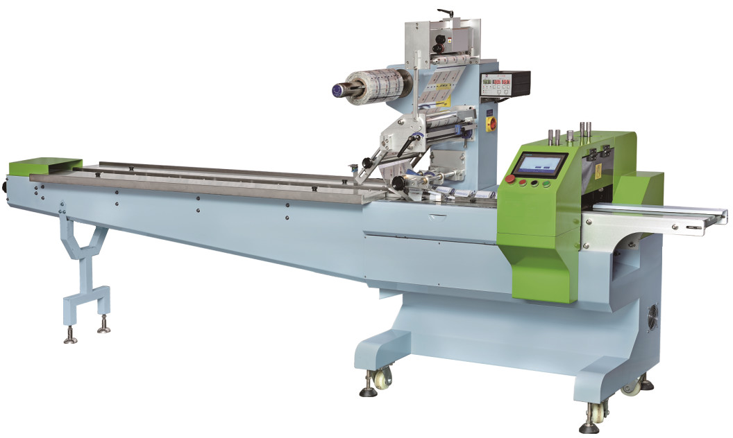 Food Grade Mooncake Horizontal Flow Pack Machine Bread Pillow Pouch Packaging Machine