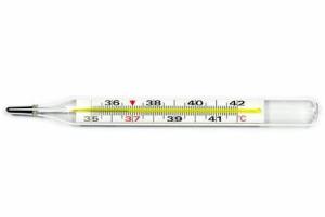 China Adult / Children Mercury In Glass Thermometer With Clearly Value wholesale
