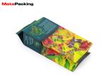 Colorful Printing Custom Coffee Bean Bags , Kraft Paper Coffee Bean Packaging