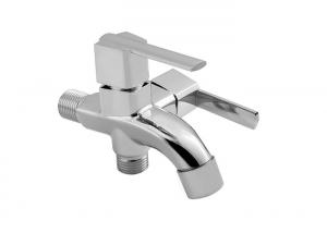 China Multi Functions Handle Sink Faucets Plate Chrome / Zinc Alloy Open mounting Water Tap wholesale
