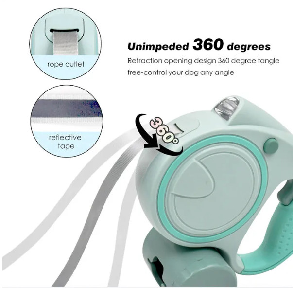 Automatic Extendable Pet Traction Rope Lead Heavy Duty Extendable Dog Lead
