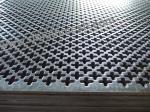Square Hole Blue Perforated Metal Mesh Galvanized Steel Plate