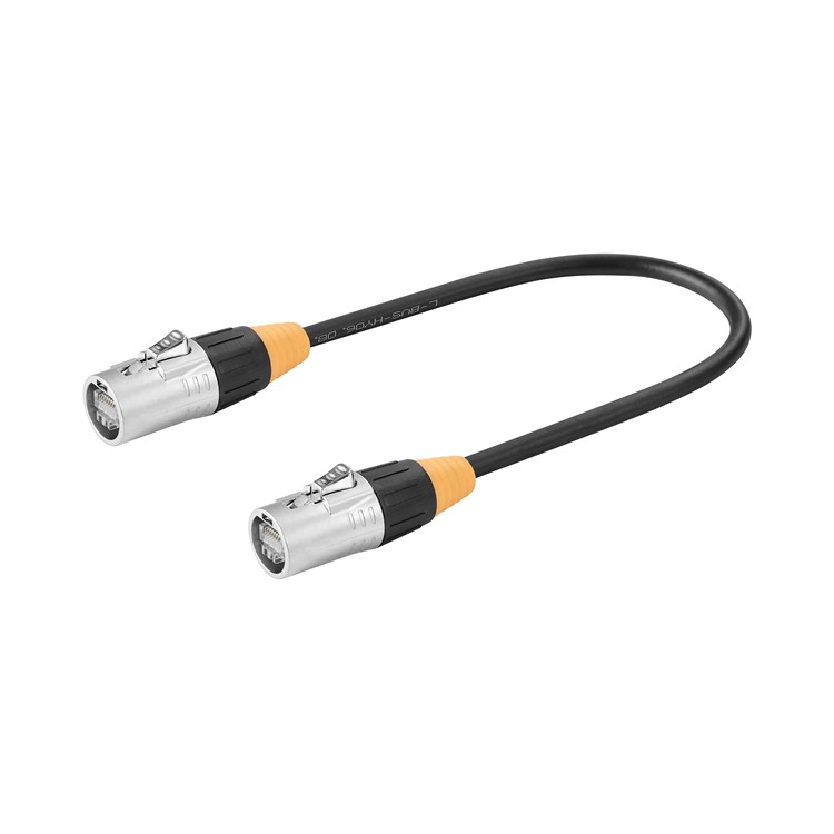 Drag Chain Rj45 Ethernet Cable Male Double Ended Molded 1m 4x2x26awg Cat 6a 10gbps/500mhz
