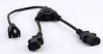 VDE 1 to 2 power extension cable