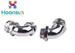 Driflex 90 Degree Nickel Plated Brass Metal Hose Fittings Flexible Hose