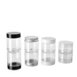 250ml Black PET Cream Jar Hair Product Body Scrub Packaging Bottles
