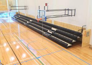 China Sport Court Collapsible Bleachers Seating Chair HDPE Material Optional Row Letter wholesale