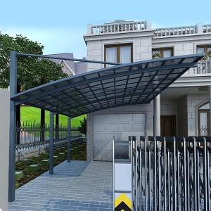 China Polished Aluminium Car Parking Shed Resistant Polycarbonate Roof Modern Design wholesale