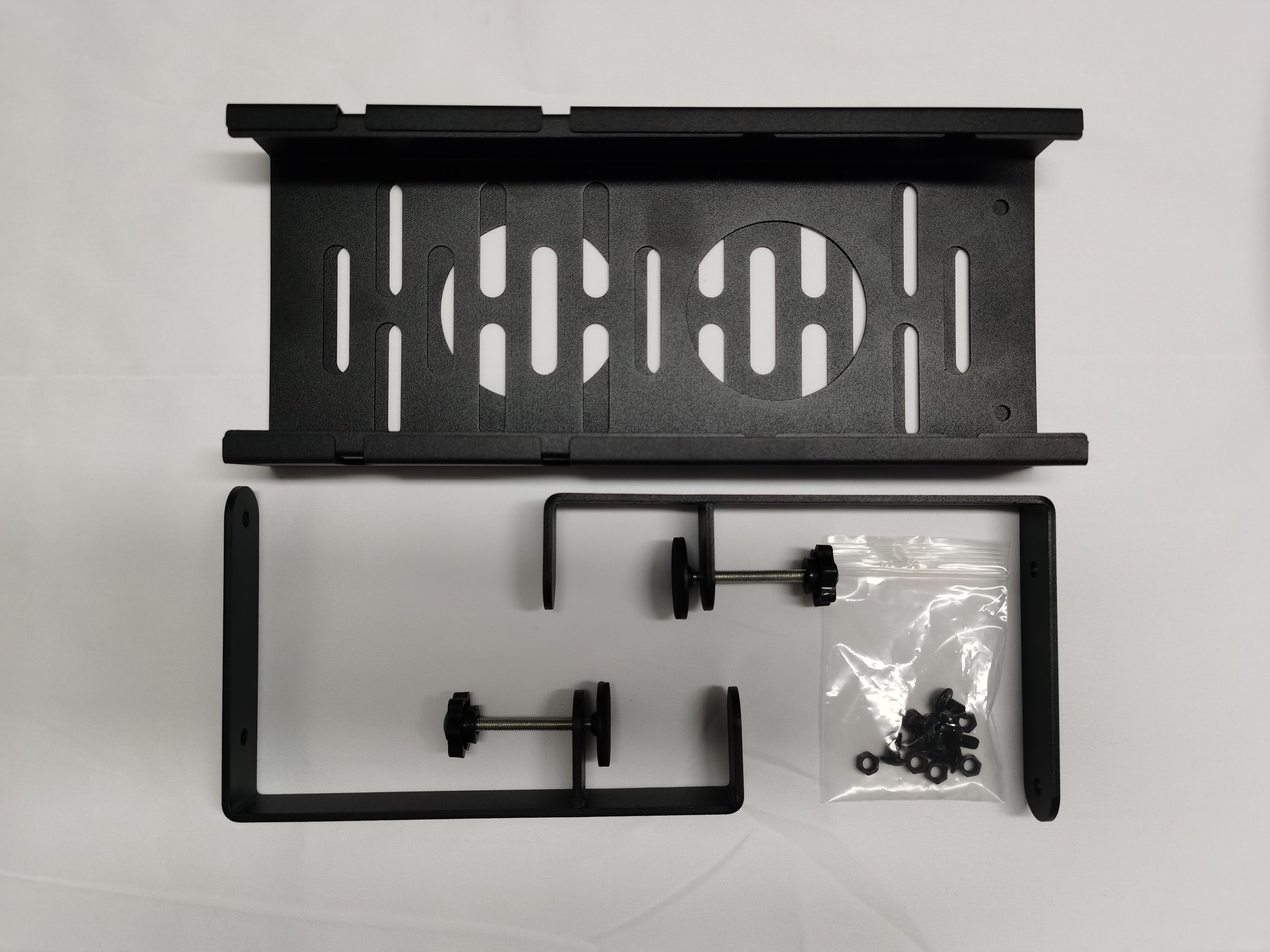 Sturdy Metal Cable Tray Basket with Clamp The Ultimate Under Desk Cable Management Tool